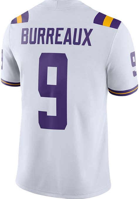 nike men's j. burreaux lsu tigers ncaa replica game jersey|Joe Burrow LSU Jerseys, LSU Tigers Uniforms .